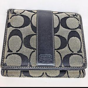 Vintage Coach monogram wallet